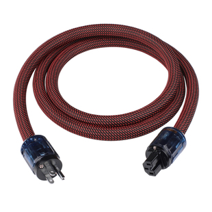 日本古河无氧铜发烧电源线HiFi音响CD机/胆机/功放连接线国标美标