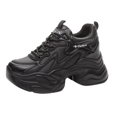 小个子内增高女鞋真皮软底不累脚