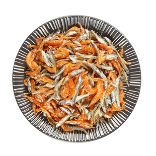 小鱼小虾干货湖北南农家特产自晒小鱼仔干柴火火焙淡水小河虾米干