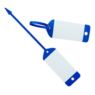 现货空白彩色分类标签挂牌可拆卸吊牌钥匙扣双面可书写防水撕不烂