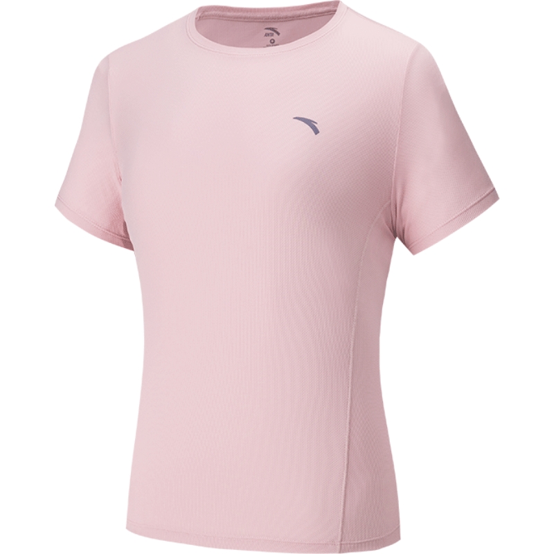 安踏速干T丨小蛮腰运动短袖t恤女冬季透气跑步训练上衣显瘦瑜伽服