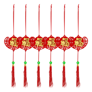 植绒盆景小挂饰乔迁新年春节阳台庭院盆花装饰小挂件