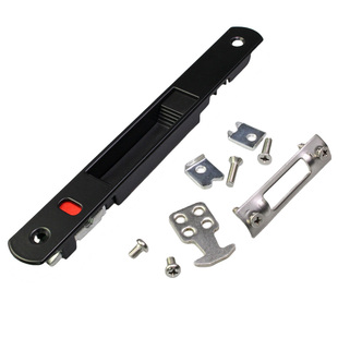 90型铝合金门窗钩锁阳台推拉落地窗条形勾锁搭扣玻璃移门锁扣钥匙