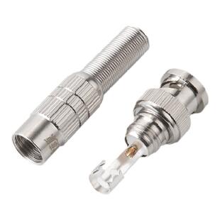 秋叶原BNC插头 Q9头SDI视频线接头免焊接铜芯SYV75-5线合金焊接头