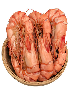 即食九节虾干大号烤虾干淡干无盐