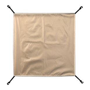 帐篷顶布防雨防晒顶盖配件 3-4人自动帐篷顶部遮阳布外罩银胶黑胶