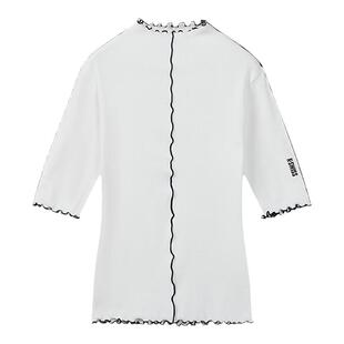 KSWISS盖世威T恤女夏季透气百搭舒适休闲简约修身短袖T恤 1910091