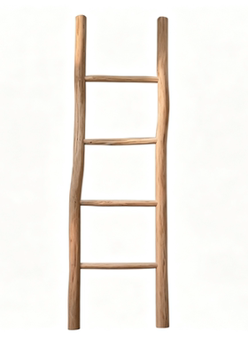 木梯子拍照道具家用置物架北欧