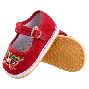 0-1-2岁宝宝手工学步鞋婴儿千层底布底鞋子防滑透气男女童方口鞋