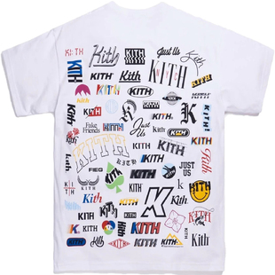 KITH Novel Tee 周一限定后背满印LOGO经典全棉短袖T恤