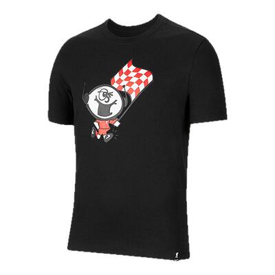 Nike/耐克足球服男子圆领足球短袖上衣棉质运动休闲T恤CZ8263-010