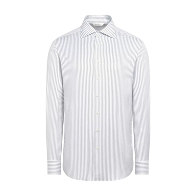 Suitsupply藏青色棉衬衫