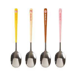 川岛屋&阿狸联名 勺子食品级不锈钢家用儿童汤勺个人专用长柄汤匙