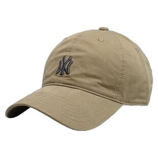 新款刺绣软顶棒球帽子女ins潮流百搭休闲大头鸭舌帽男潮牌遮阳帽