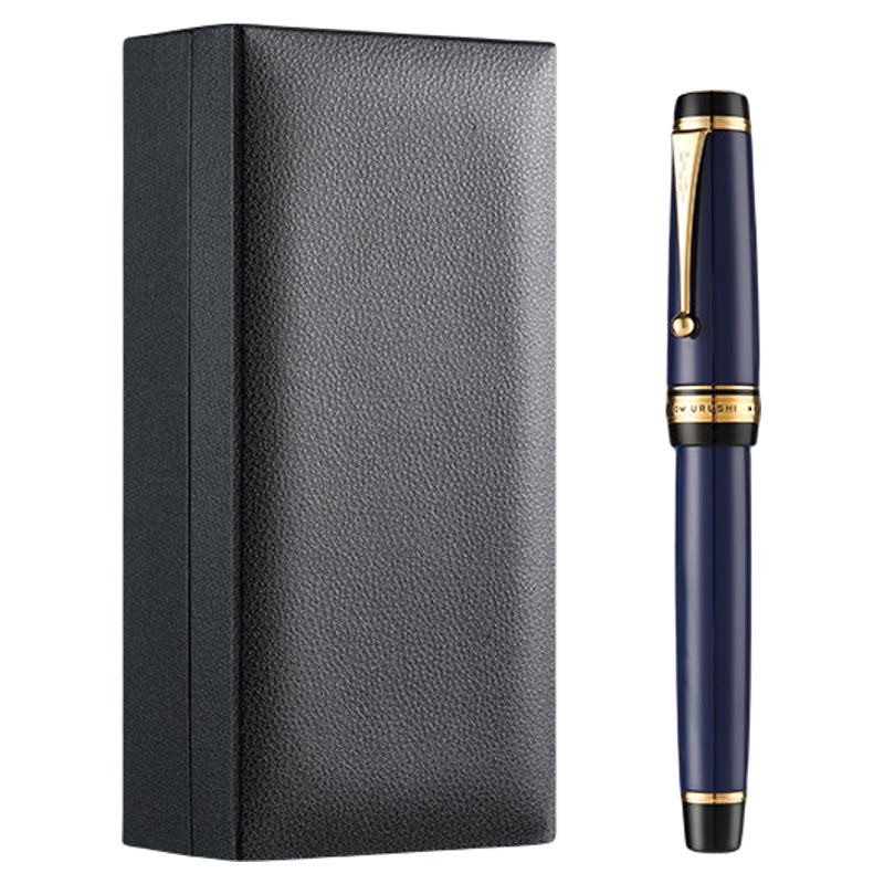【生日礼物-顺丰包邮】日本Pilot百乐贵客漆钢笔CUSTOM URUSHI 18K30号双色金尖生漆硬橡胶FKV-88SR商务高档