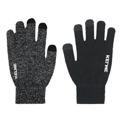 kelme卡尔美可触屏针织毛线手套