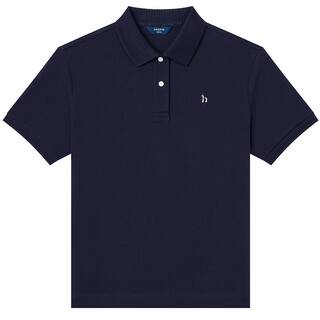 【夏季甄选】Hazzys哈吉斯polo衫女士时尚休闲短袖T恤宽松上衣潮