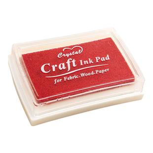 印泥盖章长方形黑色硬泥按手印书画专用宝宝手指画印泥手足红金色印尼台大盒快干diy手账彩色橡皮印章海绵芯