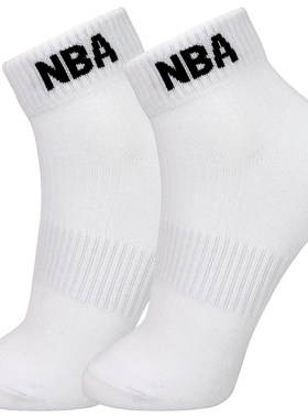 NBA袜子男短筒棉透气运动休闲