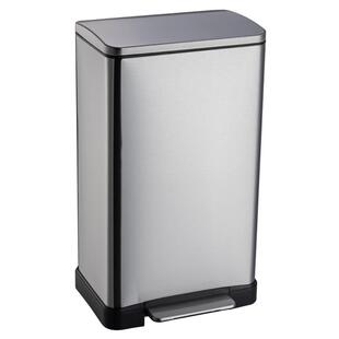 朗艺垃圾桶不锈钢30升50升L脚踏静音缓降家用厨房客厅防吸臭功能