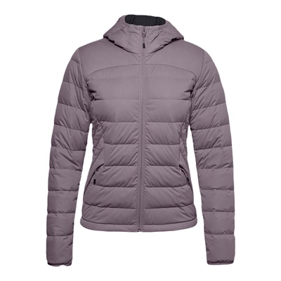 UA/安德玛正品运动女士连帽拉链经典复古透气羽绒服1355833-585