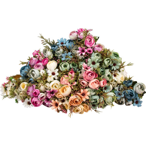 北欧餐桌客厅混搭仿真花永生花假花花束室内塑料花干花摆设装饰花