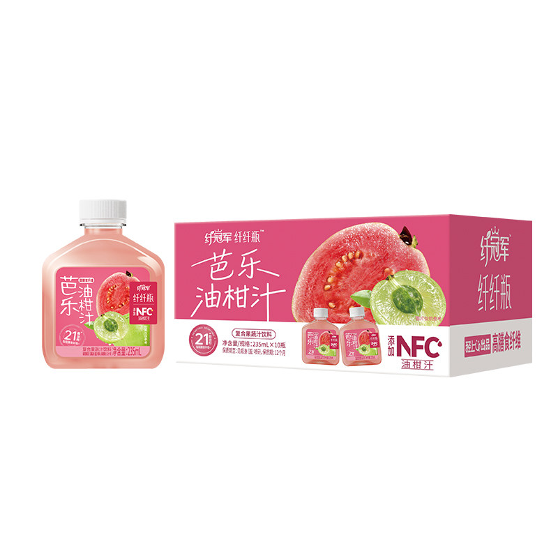 轻上纤冠军芭乐油柑汁复合果蔬汁果味/风味/果汁饮料