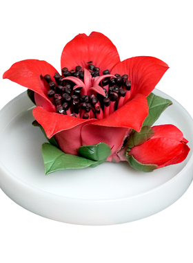 木棉花瓷花｜非遗陶瓷花朵摆件