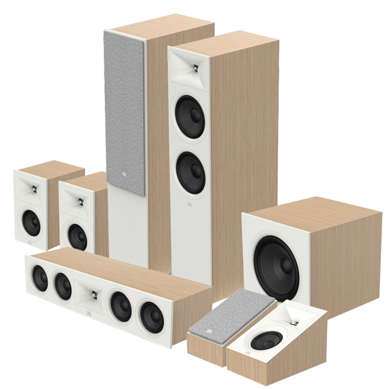 JBL STAGE260F家庭影院套装电视音箱家用功放组合5.1.2全景声音响