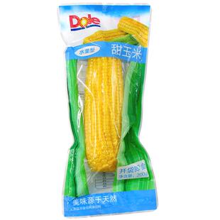Dole都乐甜玉米棒200g*6根真空包装嫩脆甜玉米棒包邮杂粮代餐