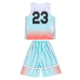 男童篮球服套装儿童夏季速干运动背心短裤短袖学生训练服2025新款