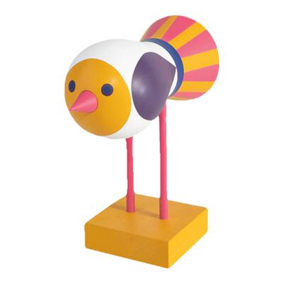 LisaLarson木质小鸟摆件