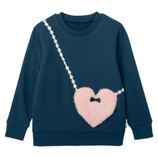 千趣会童装女童卫衣26春秋儿童上衣日系可爱立体造型纯棉女童卫衣