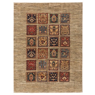 阿富汗进口高端手工打结地毯别墅客厅美式复古民族风卧室羊毛地垫