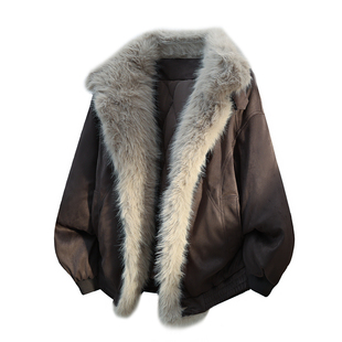 NASA STUSY美式2025冬季男款棉衣加厚保暖棉袄座山雕羽绒棉服外套