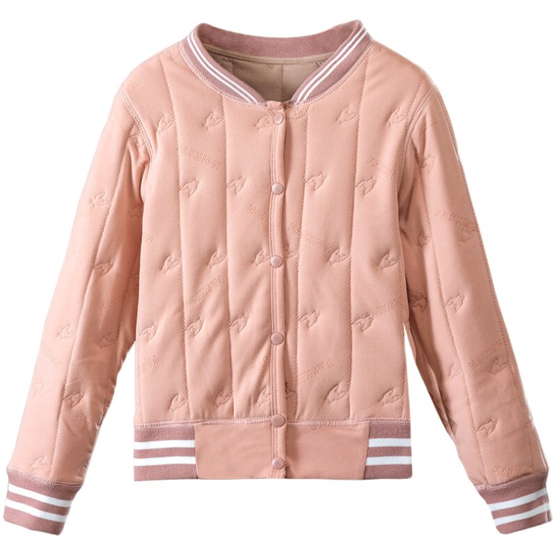 儿童小棉袄男童校服内胆轻便加厚内穿女童保暖棉服外套秋冬款童装