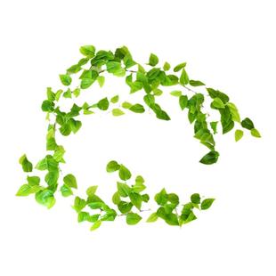 仿真藤条绿萝叶假树叶室内空调水管道装饰缠绕遮挡塑料花藤蔓绿叶