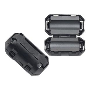 磁环 带磁芯屏蔽器 消磁滤波器抗干扰器 消磁环卡扣式屏蔽强磁环