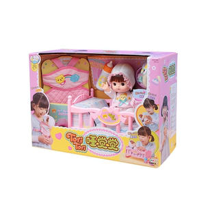 mimiworld睡觉觉换装娃娃仿真婴儿床女孩过家家儿童玩具生日礼物