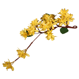 汉服头饰十二花神桂花烫花发簪古风发饰油菜花发夹配饰女2025新款