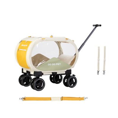 DODOPET高颜值全透明宠物拉杆箱
