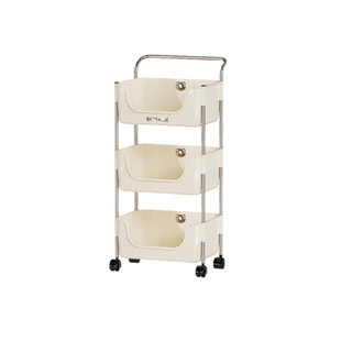 厨房蔬菜置物架小推车家用多功能落地多层宿舍可移动零食收纳架子