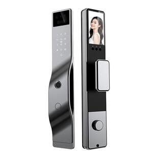 已接入小米家app|因硕智能锁指纹锁远程人脸识别防盗门入户门V12m