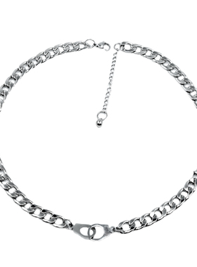 原创设计手铐项链古巴链