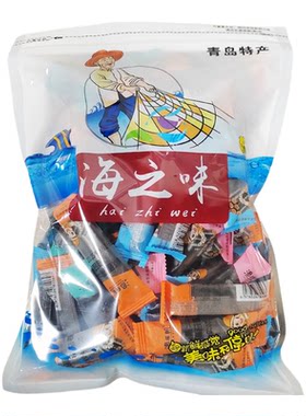渔乐帆海苔卷青岛风味肉松夹心咸蛋黄即食儿童追剧零食独立小包装