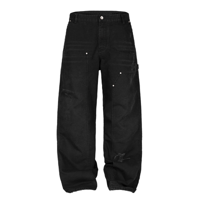 OD水洗做旧多兜全棉伐木工装裤