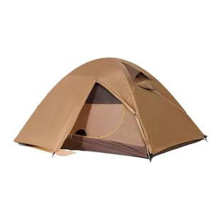 牧高笛冷山专业帐篷露营野营2-3-4人便携折叠双层户外抗风防暴雨