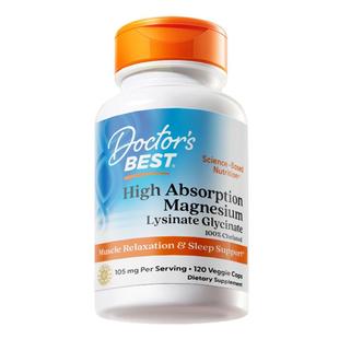 Doctor'sBest多特倍斯镁片补充剂儿童青少年专注力注意力补镁胶囊