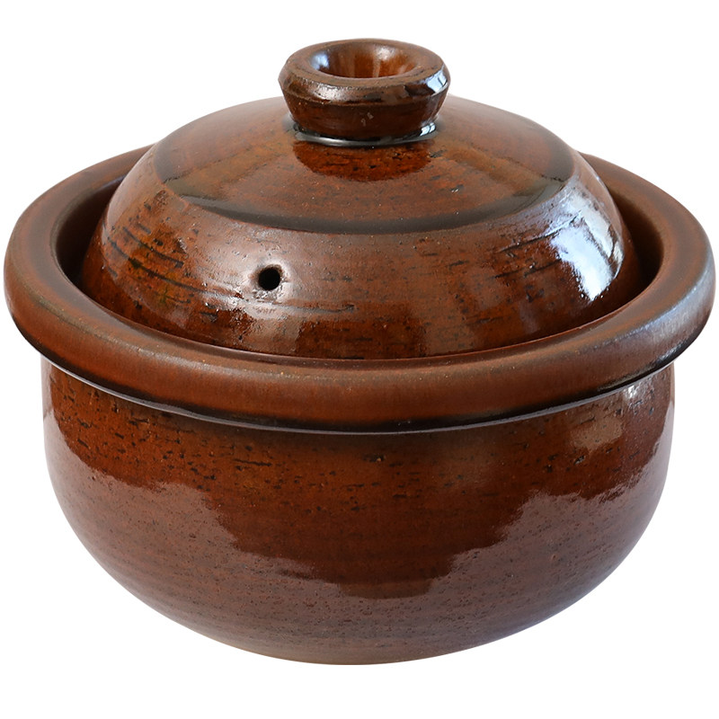 信乐烧复古陶土羽釜饭锅