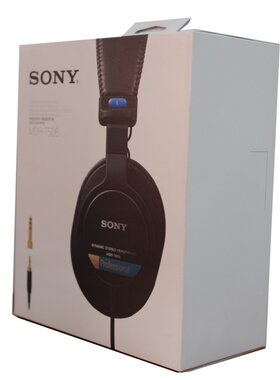 Sony/索尼 MDR-7506专业声音监测耳机立体声头戴监听耳机HiFI封闭